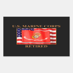 U.S. Marineinfanteriekorps Ihre kundenspezifischen Rechteckiger Aufkleber