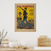 U.S. Marines. Aktiver Service. Bodensee Poster (Küche)