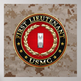 U.S. Marines: Erster Leutnant (USMC 1stLt) [3D] Poster