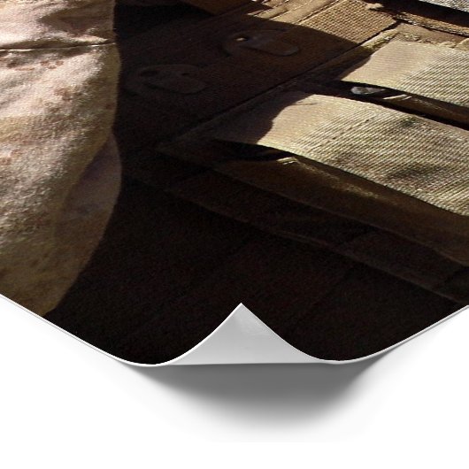 U.S. Marines in der Provinz Helmand, Afghanistan Poster (Ecke)