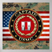 U.S. Marines: Kapitän (USMC Capt) [3D] Poster (Vorne)