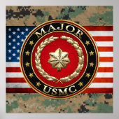 U.S. Marines: Major (USMC Maj) [3D] Poster (Vorne)