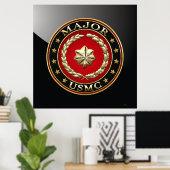 U.S. Marines: Major (USMC Maj) [3D] Poster (Heimbüro)