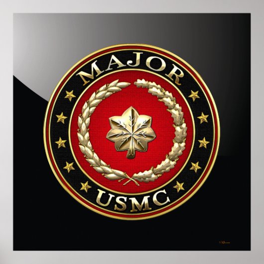 U.S. Marines: Major (USMC Maj) [3D] Poster (Vorne)