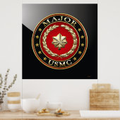 U.S. Marines: Major (USMC Maj) [3D] Poster (Küche)