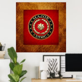 U.S. Marines: Major (USMC Maj) [3D] Poster (Heimbüro)