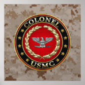 U.S. Marines: Oberst (USMC Col) [3D] Poster (Vorne)
