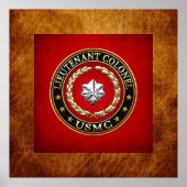 U.S. Marines: Oberstleutnant (USMC LtCol) [3D] Poster (Vorne)
