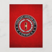 U.S. Marines: Offizier der Haftbefehl 1 (USMC WO-1 Postkarte (Vorderseite)