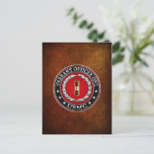 U.S. Marines: Offizier der Haftbefehl 1 (USMC WO-1 Postkarte (Stehend Vorderseite)
