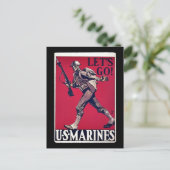 U.S.Marines Postkarte (Stehend Vorderseite)