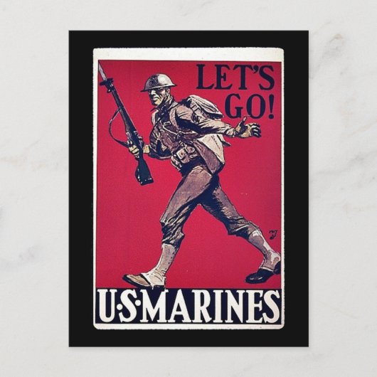 U.S.Marines Postkarte (Vorderseite)