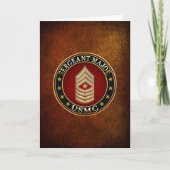 U.S. Marines: Sergeant Major (USMC SgtMaj) [3D] Karte (Vorderseite)
