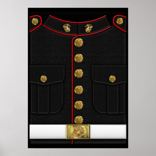 U.S. Marines: USMC Dress Uniform [3D] Poster (Vorne)