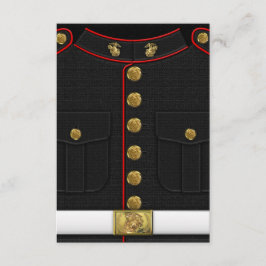 U.S. Marines: USMC Dress Uniform [3D] RSVP Karte