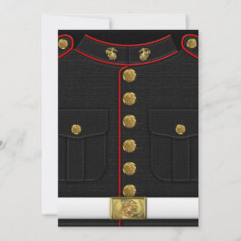U.S. Marines: USMC Dress Uniform [3D] RSVP Karte