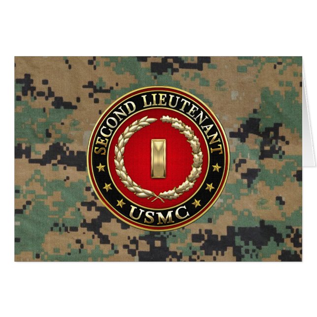 U.S. Marines: Zweiter Leutnant (USMC 2ndLt) [3D] (Vorderseite (Horizontal))