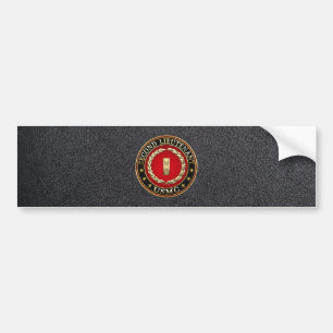 U.S. Marines: Zweiter Leutnant (USMC 2ndLt) [3D] Autoaufkleber