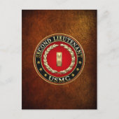 U.S. Marines: Zweiter Leutnant (USMC 2ndLt) [3D] Postkarte (Vorderseite)