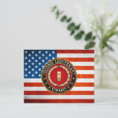 U.S. Marines: Zweiter Leutnant (USMC 2ndLt) [3D] Postkarte (Stehend Vorderseite)