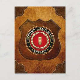 U.S. Marines: Zweiter Leutnant (USMC 2ndLt) [3D] Postkarte