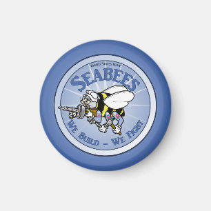 U.S. MarineSeabee Magnet