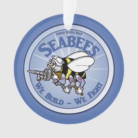 U.S. MarineSeabee Ornament (Vorderseite)