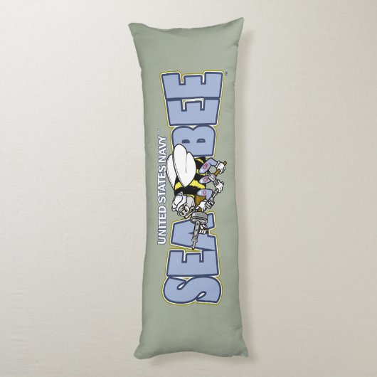 U.S. MarineSeabee Seitenschläferkissen (Rückseite (Vertikal))