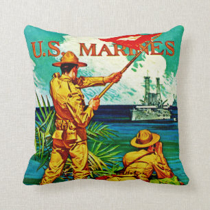 U.S. Marinesoldat~ Signal-Flagge Kissen