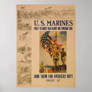 U.S. Marinesoldaten: 1913 - Plakat