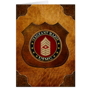 U.S. Marinesoldaten: Sergeant Major (USMC SgtMaj)