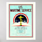 U.S. Maritime Service (US02055) Poster (Vorne)