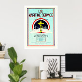 U.S. Maritime Service (US02055) Poster (Heimbüro)