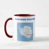 U.S. McMurdo Antarktis Souvenir Tasse (Links)