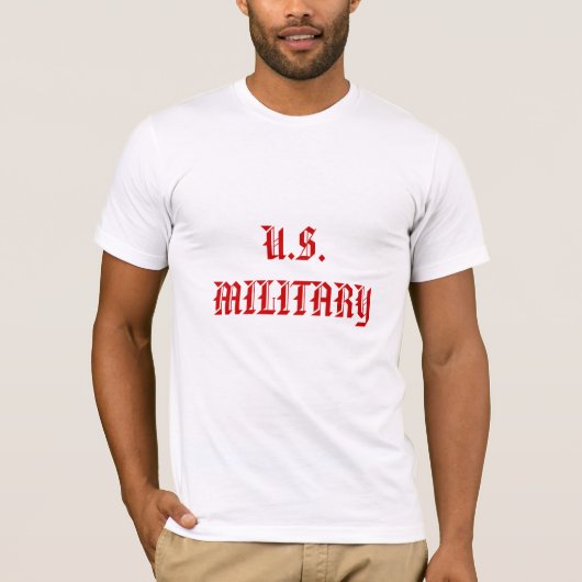 U.S. MILITÄR T-Shirt (Vorderseite)