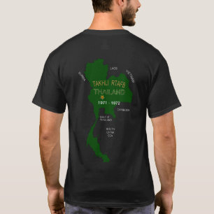 U. S. Militärische Thailändische Veteranen Takhli T-Shirt