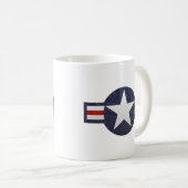 U.S. Military Aviation National Roundel Insigna Kaffeetasse (VorderseiteRechts)