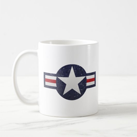 U.S. Military Aviation National Roundel Insigna Kaffeetasse (Links)
