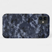 U.S. Military Blue Camouflage Case-Mate iPhone Hülle (Rückseite (Horizontal))