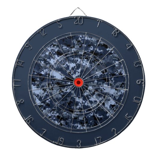 U.S. Military Blue Camouflage Dart Board Dartscheibe (vorne)