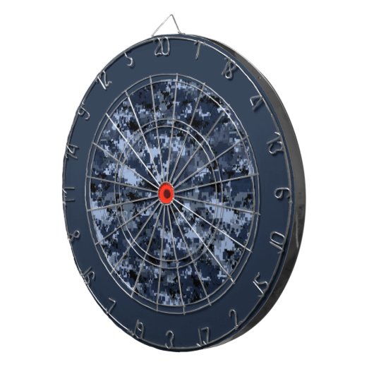 U.S. Military Blue Camouflage Dart Board Dartscheibe (Vorderseite rechts)