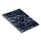 U.S. Military Blue Camouflage Spiral Notebook Notizblock (Rechte Seite)