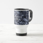 U.S. Military Blue Camouflage Travel Mug Reisebecher (VorderseiteRechts)