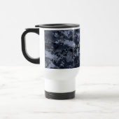 U.S. Military Blue Camouflage Travel Mug Reisebecher (Links)
