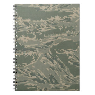 U.S. Military Camouflage Spiral Notebook Planer Notizblock