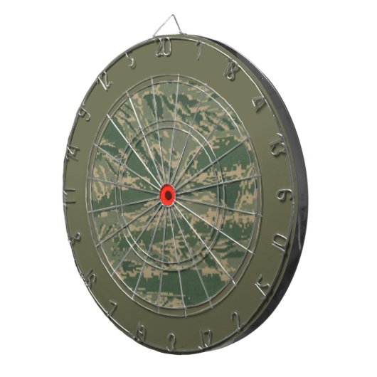 U.S. Military Green Camouflage Dart Board Dartscheibe (Vorderseite rechts)