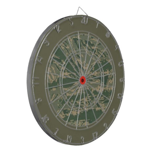 U.S. Military Green Camouflage Dart Board Dartscheibe (Vorderseite Links)