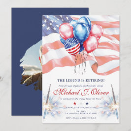 U.S. Military Retirement Invitation Einladung