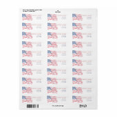 U.S. Military Retirement Patriotic American Flag (Vorne)