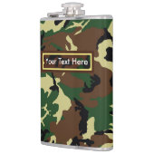 U.S. Military Woodland Camouflage 6 oz oder 8 oz Flachmann (Links)